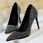 Damen Basic Pumps mit Stiletto-Absatz, 10 cm, 7 cm Absatz