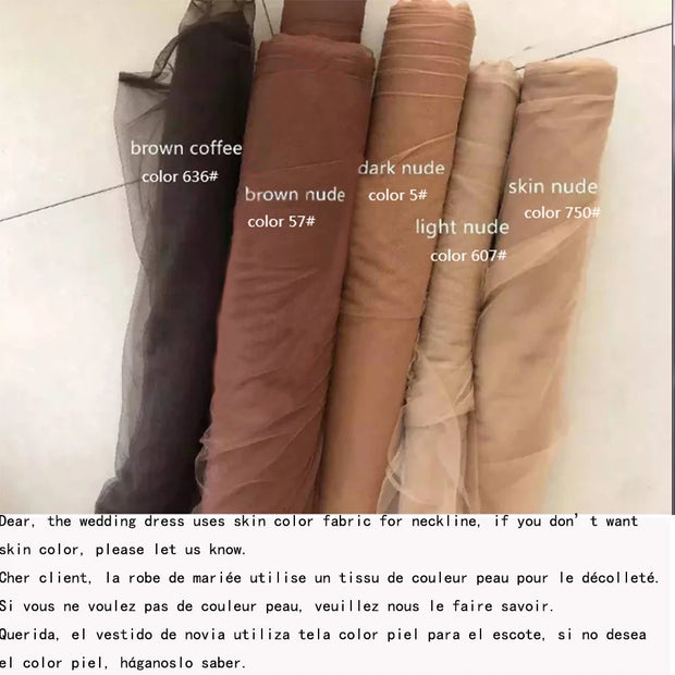 Schulterfreies, rückenfreies Brautkleid mit Spitzenapplikationen